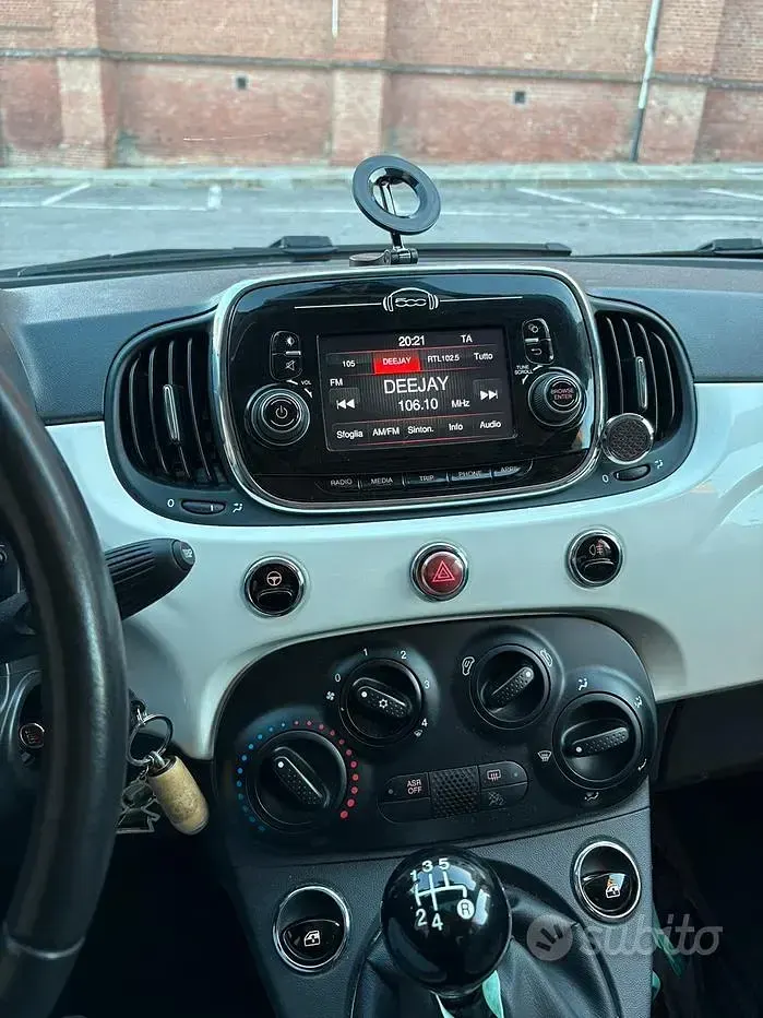 Usata Fiat 500 Lounge 69 CV (50 kW) 2016 Bianco Berlina