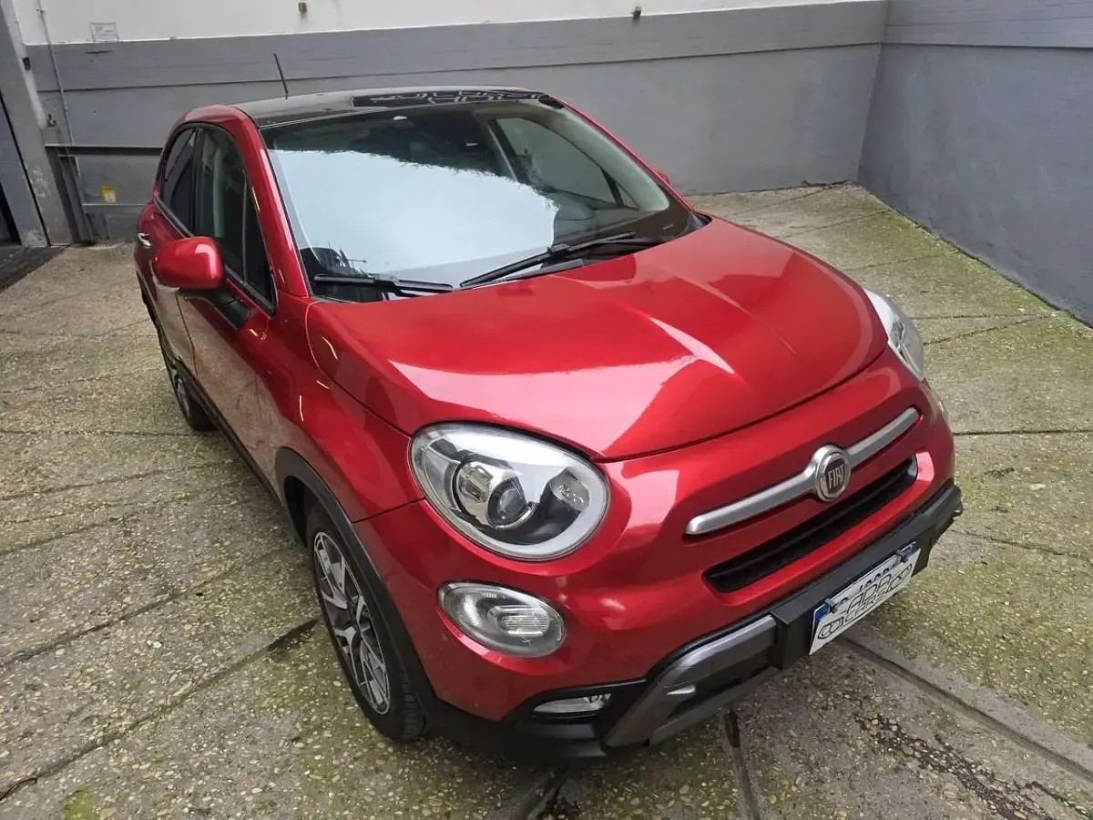 Usata Fiat 500X Cross 140 CV (102 kW) 2016 Rosso SUV