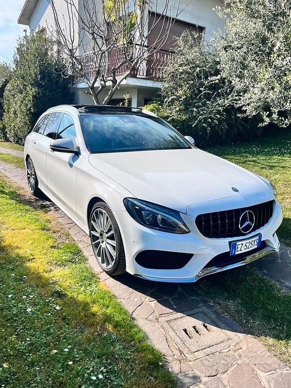 Usata Mercedes C180 Premium 2015 Bianco Station wagon