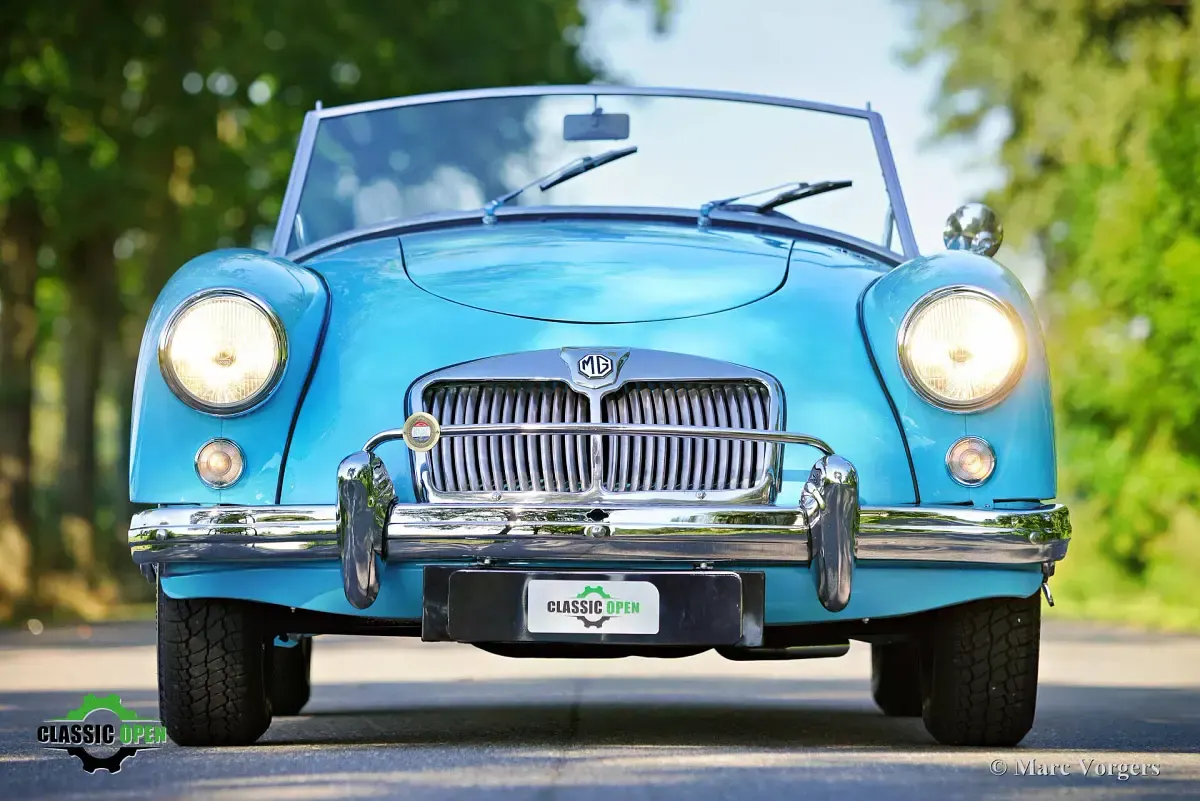 Usata MG MGA 72 CV (52 kW) 1957 Blu Cabrio