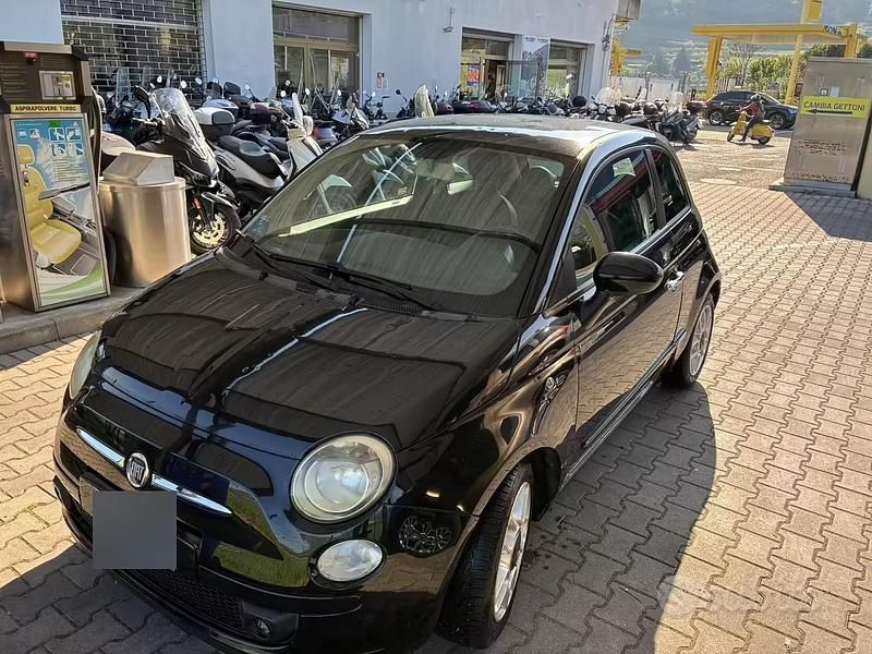 Usata Fiat 500 2009 Nero Cabrio