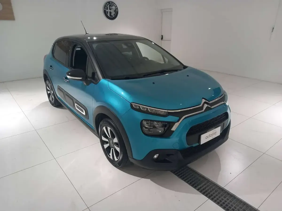 Usata Citroën C3 PureTech 83 CV (61 kW) 2022 Azzurro metallizzato Utilitaria