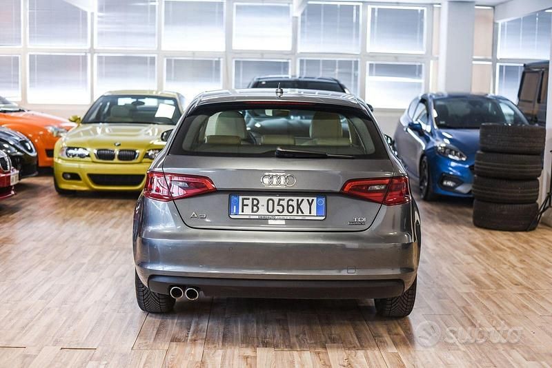 Usata Audi A3 Ambiente 184 CV (135 kW) 2015 Grigio Berlina