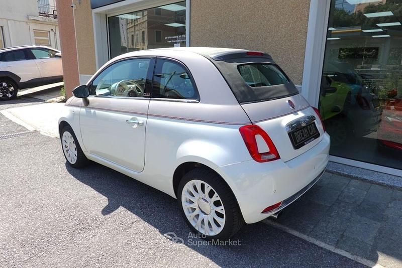 Usata Fiat 500 69 CV (50 kW) 2018 Bianco Cabrio