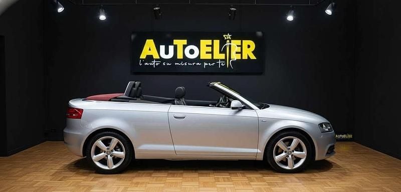 Usata Audi A3 Cabriolet S-Line 140 CV (102 kW) 2013 Argento Cabrio