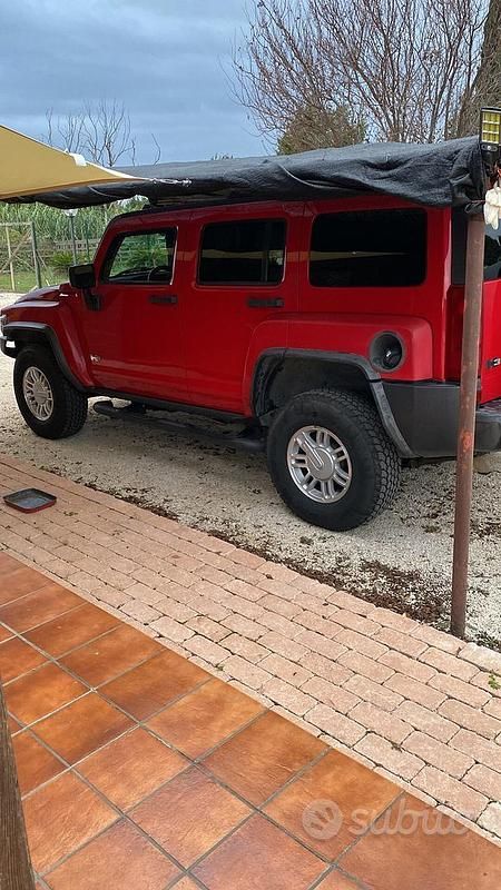 Usata Hummer H3 245 CV (180 kW) 2008 Rosso SUV