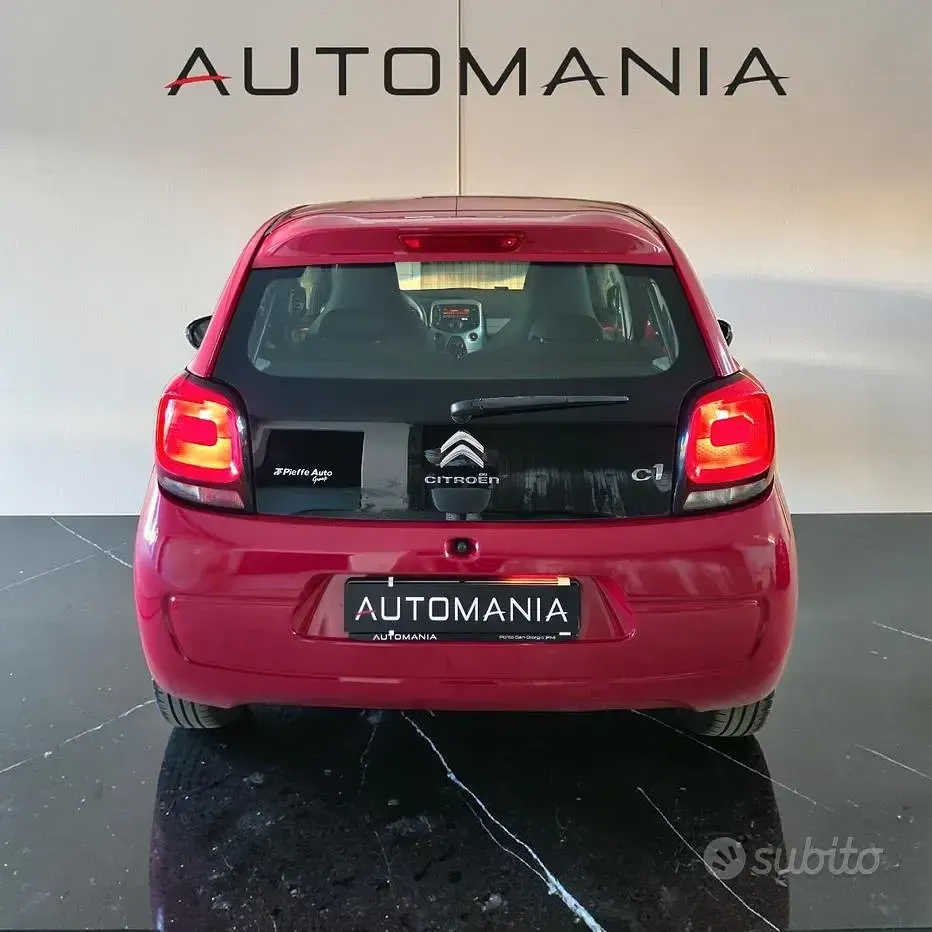 Usata Citroën C1 Live 69 CV (50 kW) 2018 Rosso Utilitaria