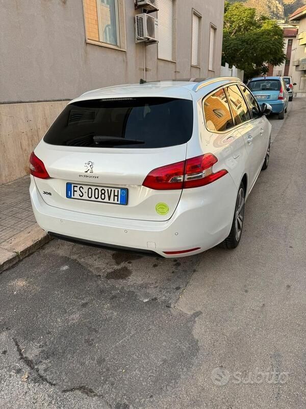 Usata Peugeot 308 Allure 131 CV (96 kW) 2018 Bianco Station wagon