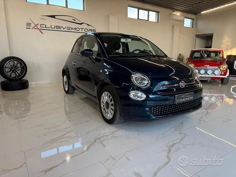 Usata Fiat 500 Lounge 69 CV (50 kW) 2019 Blu Berlina