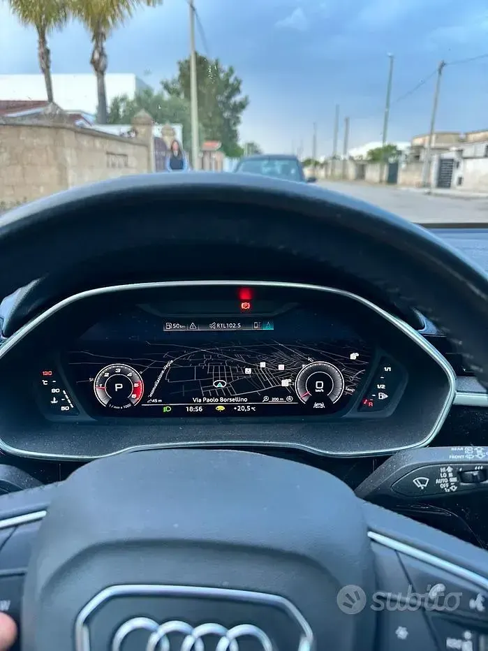 Usata Audi Q3 Advanced 150 CV (110 kW) 2019 Nero SUV