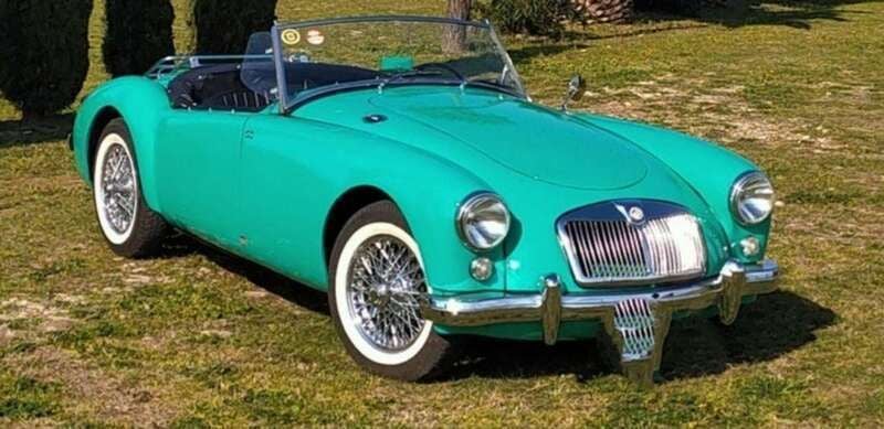 Usata MG MGA 75 CV (55 kW) 1958 Verde Cabrio