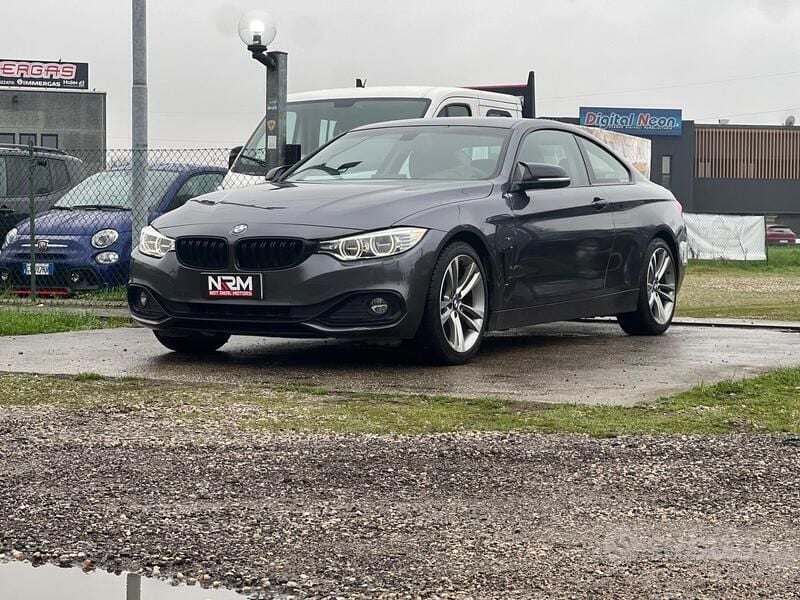Usata BMW 420 Sport Line 190 CV (139 kW) 2015 Grigio Coupé