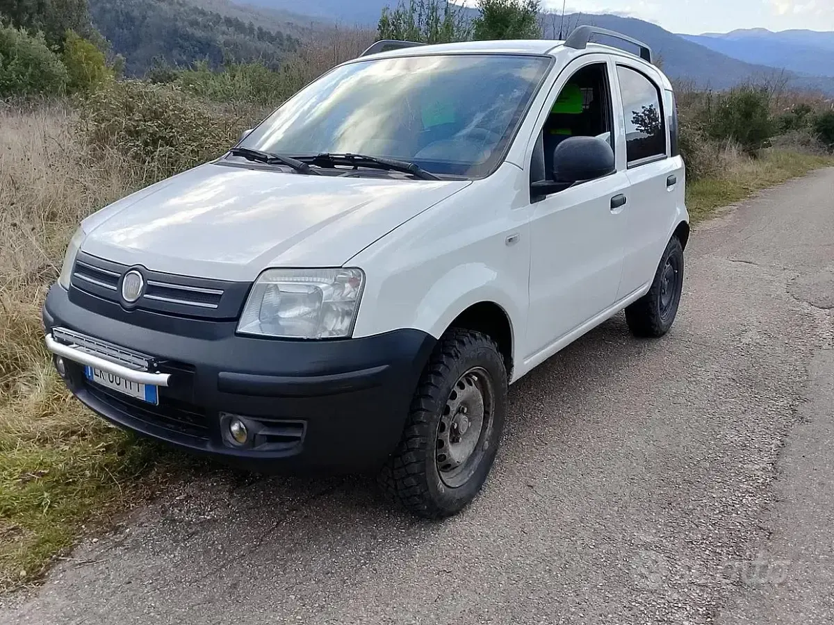 Usata Fiat Panda 4x4 75 CV (55 kW) 2011 Bianco Utilitaria