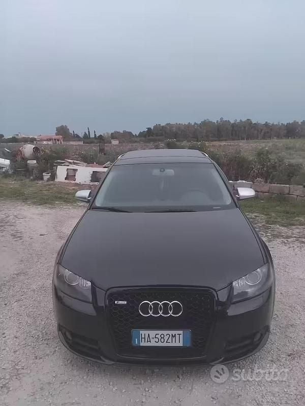 Usata Audi A3 S-Line 170 CV (125 kW) 2007 Nero Utilitaria
