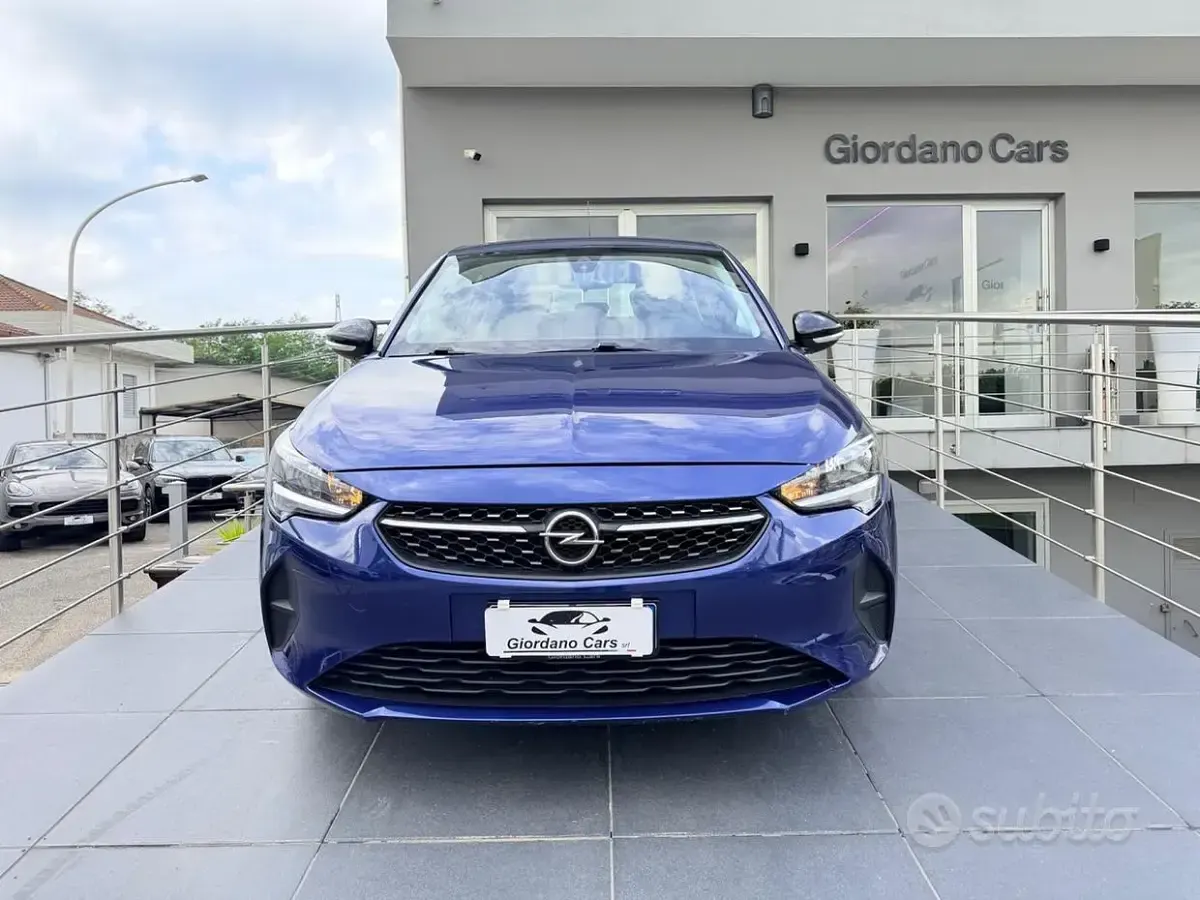 Usata Opel Corsa Edition 75 CV (55 kW) 2021 Blu Utilitaria