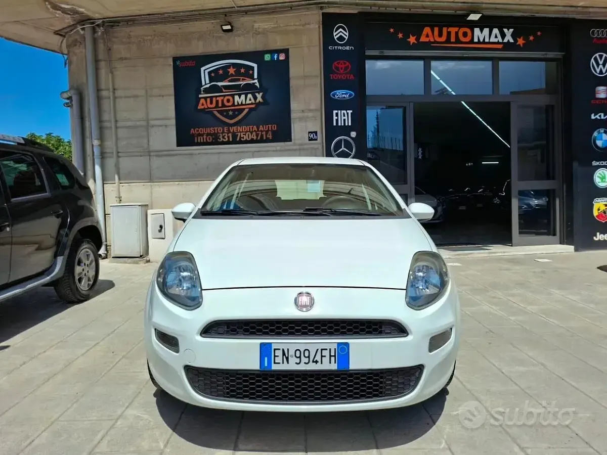 Brugt Fiat Punto Easy 69 HK (50 kW) 2012 Hvid Hatchback