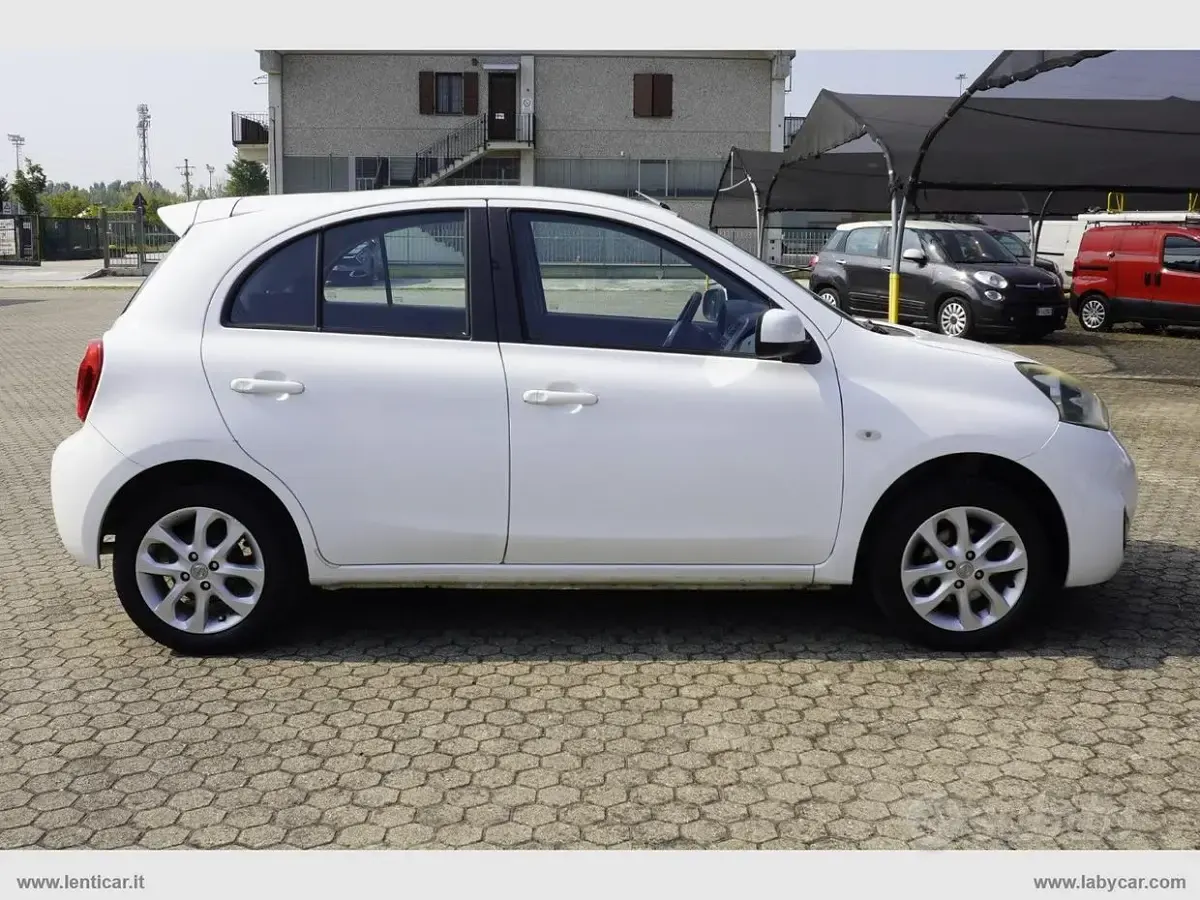 Usata Nissan Micra Acenta 80 CV (58 kW) 2015 Bianco Utilitaria
