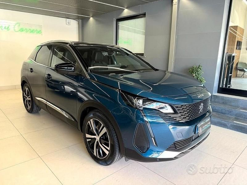 Usata Peugeot 3008 GT 131 CV (96 kW) 2022 Blu SUV