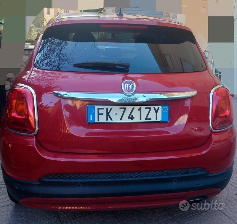 Usata Fiat 500X 120 CV (88 kW) 2017 Rosso SUV
