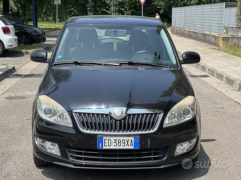 Usata Skoda Fabia 75 CV (55 kW) 2010 Nero Berlina
