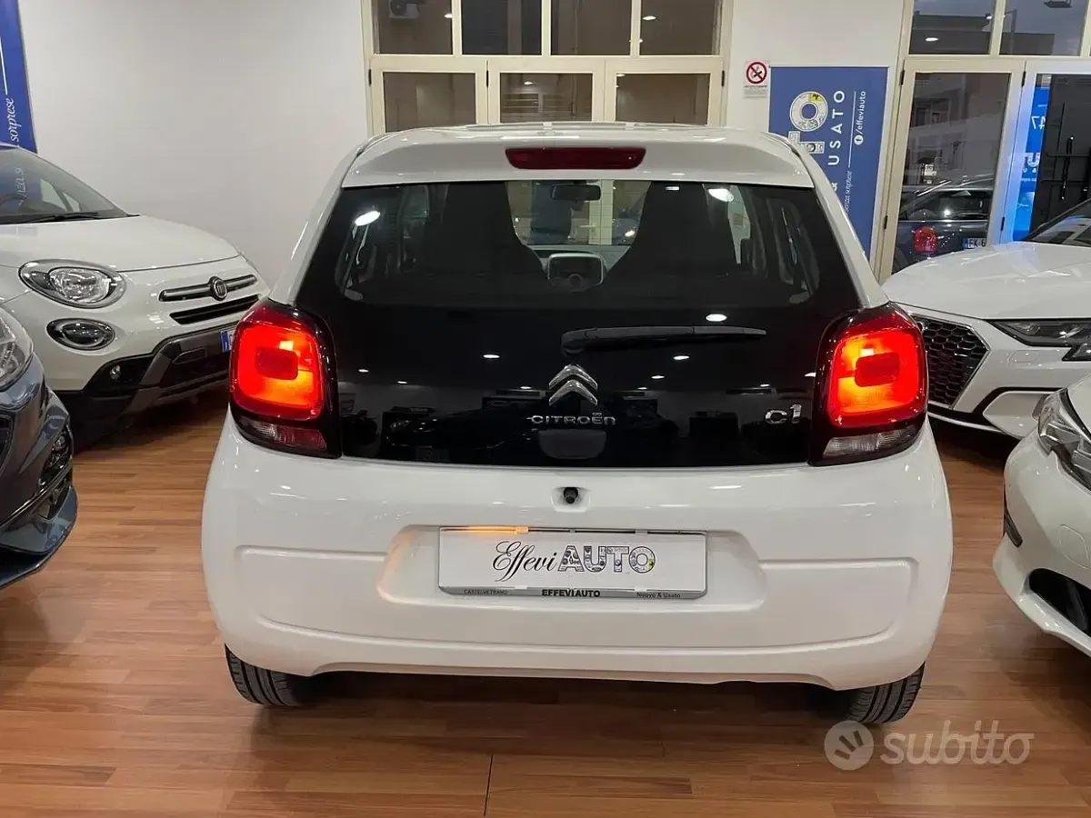 Usata Citroën C1 Feel 69 CV (50 kW) 2017 Bianco Utilitaria