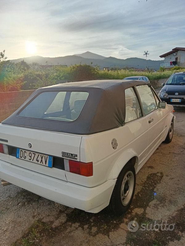 Usata VW Golf Cabriolet GTI 110 CV (80 kW) 1982 Bianco Cabrio
