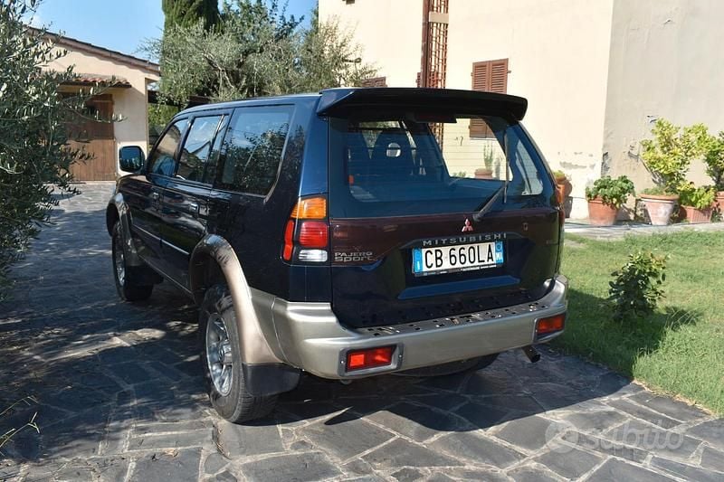 Usata Mitsubishi Pajero Sport 2002 Blu SUV
