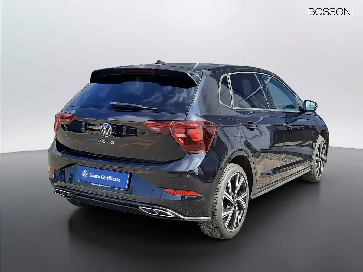 Usata VW Polo R-line 95 CV (69 kW) 2024 Nero Utilitaria