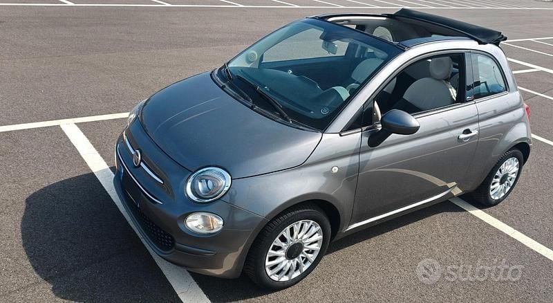 Usata Fiat 500C Dolcevita 69 CV (50 kW) 2019 Grigio Cabrio