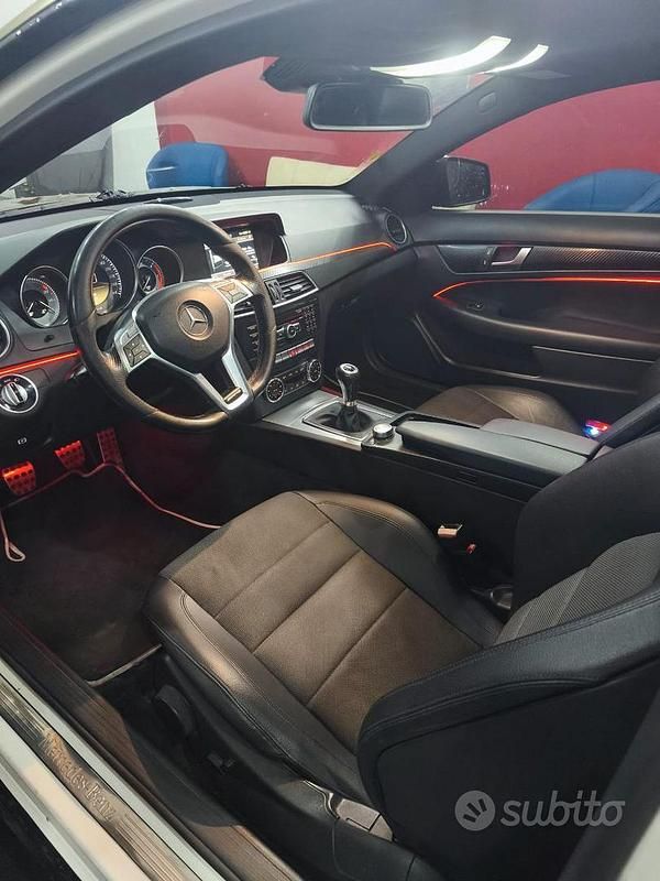 Usata Mercedes C220 170 CV (125 kW) 2012 Giallo Coupé