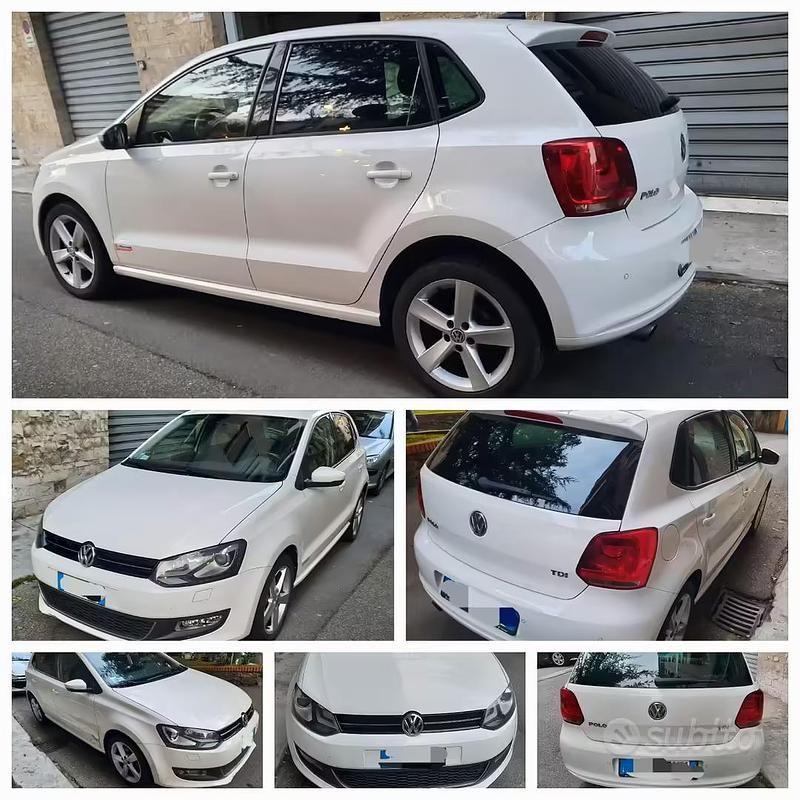Usata VW Polo 90 CV (66 kW) 2012 Bianco Utilitaria