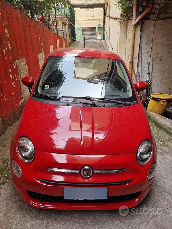 Usata Fiat 500 Pop 69 CV (50 kW) 2017 Rosso Berlina