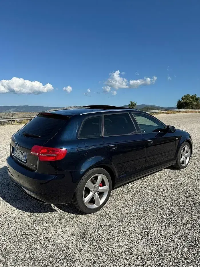 Usata Audi A3 S-Line 170 CV (125 kW) 2010 Blu Utilitaria