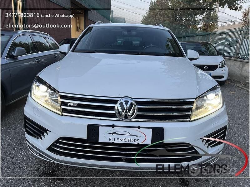 Usata VW Touareg Sportline 262 CV (192 kW) 2018 Bianco SUV