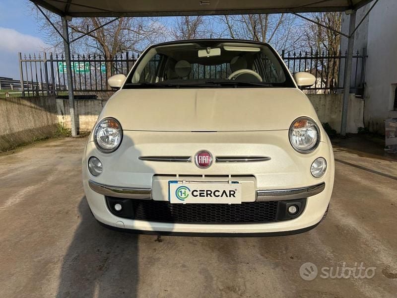 Usata Fiat 500 Lounge 69 CV (50 kW) 2013 Bianco Utilitaria