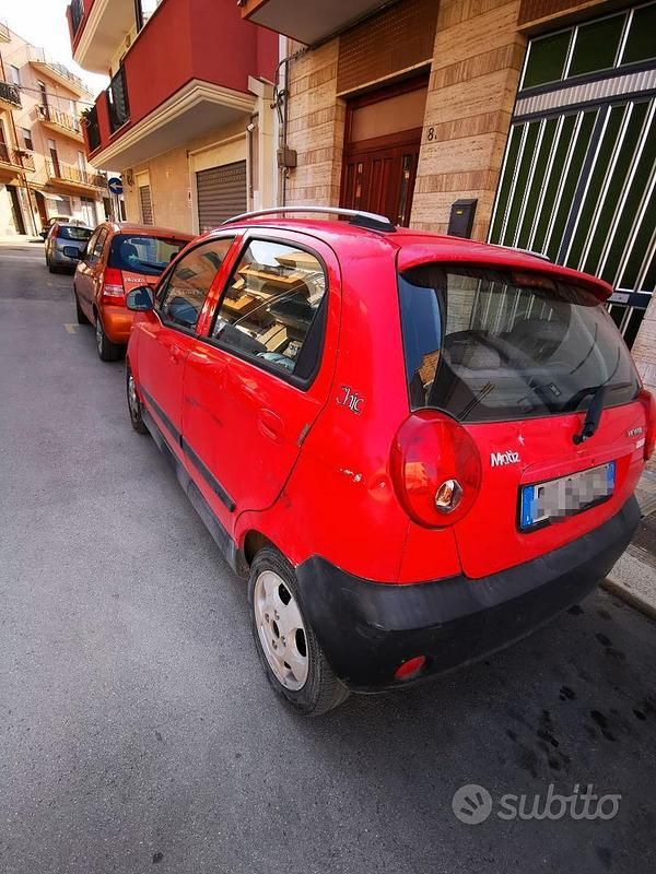 Usata Chevrolet Matiz 2007 Rosso Utilitaria