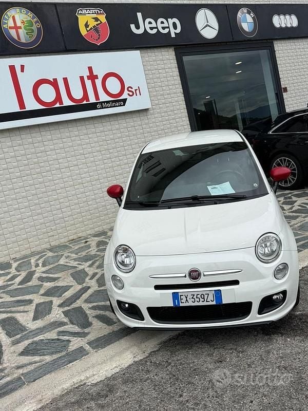 Usata Fiat 500 Sport 95 CV (69 kW) 2015 Bianco Utilitaria