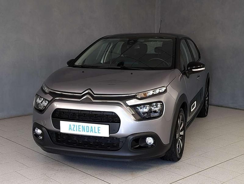 Grigio Usata 2021 Citroën C3 PureTech Due volumi | 10.790 € (Buon prezzo) - Immagine 1/3