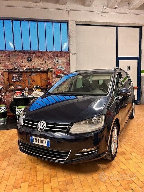 Usata VW Sharan Highline 140 CV (102 kW) 2012 Blu Monovolume