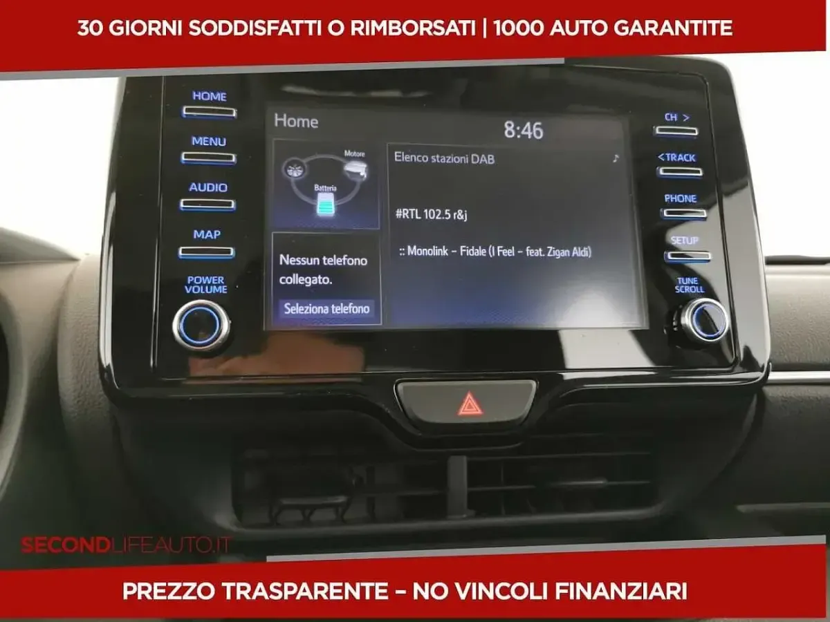 Usata Toyota Yaris Trend 120 CV (88 kW) 2023 Argento Utilitaria