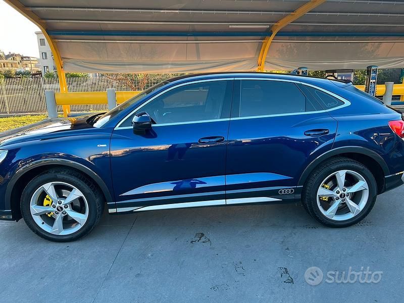 Usata Audi Q3 Sportback S-Line 150 CV (110 kW) 2021 Blu SUV