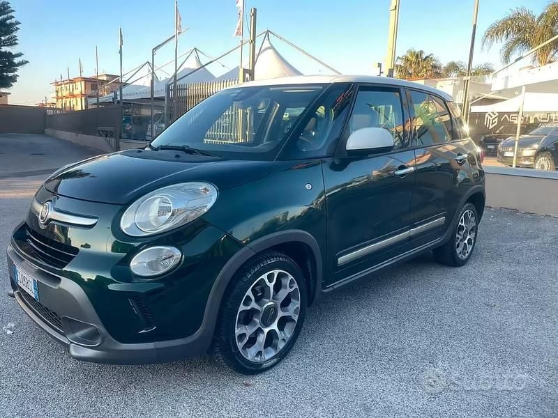 Usata Fiat 500L Trekking 85 CV (62 kW) 2013 Verde Monovolume