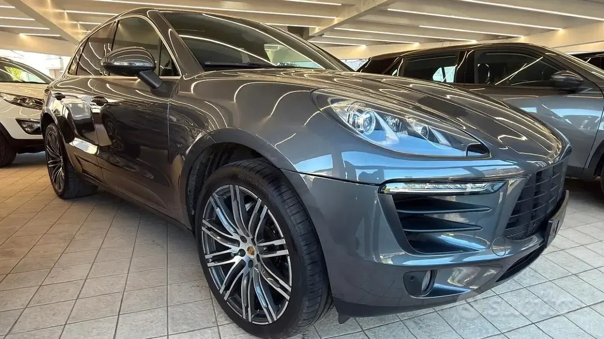 Usata Porsche Macan S Diesel 250 CV (183 kW) 2015 Grigio SUV