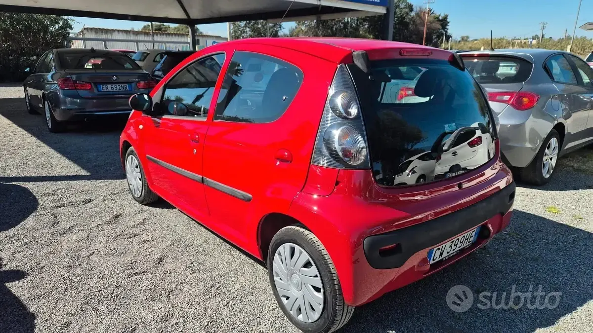 Usata Citroën C1 68 CV (50 kW) 2005 Rosso Utilitaria