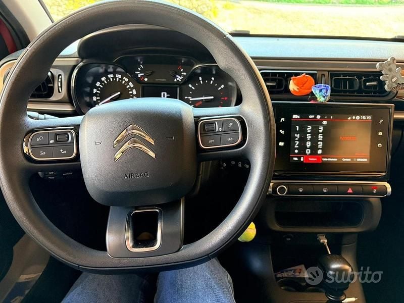 Usata Citroën C3 Feel 102 CV (75 kW) 2021 Rosso Utilitaria