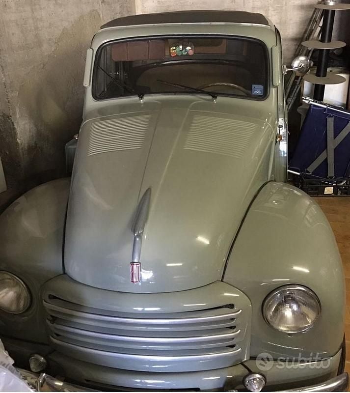 Usata Fiat Topolino 1950 Verde Utilitaria