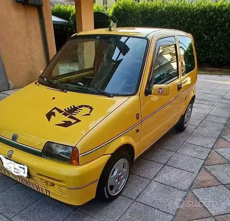 Usata Fiat Cinquecento 54 CV (39 kW) 1998 Giallo Utilitaria