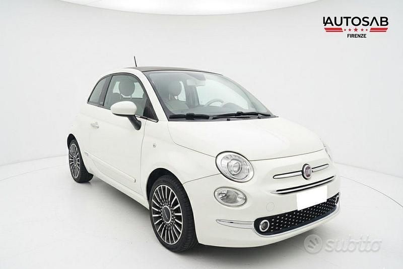 Usata Fiat 500C Lounge 95 CV (69 kW) 2016 Bianco Cabrio