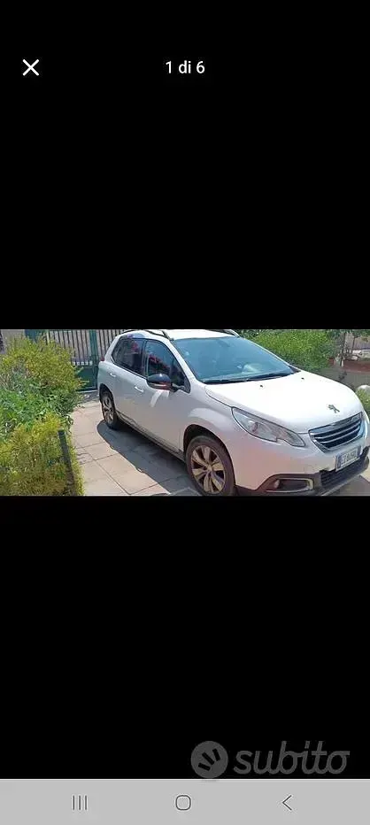 Usata Peugeot 2008 82 CV (60 kW) 2015 Bianco SUV