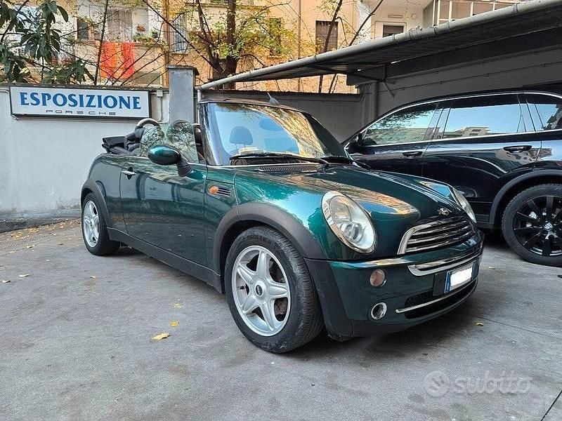 Usata Mini Cooper Cabriolet 116 CV (85 kW) 2008 Verde Cabrio